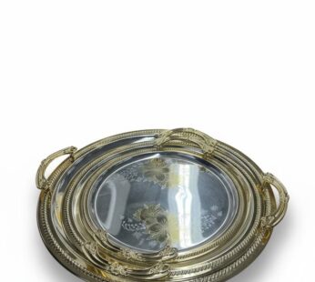 ALPHA Ensemble de Plateaux de Service d’Honneur (Lot de 3)
