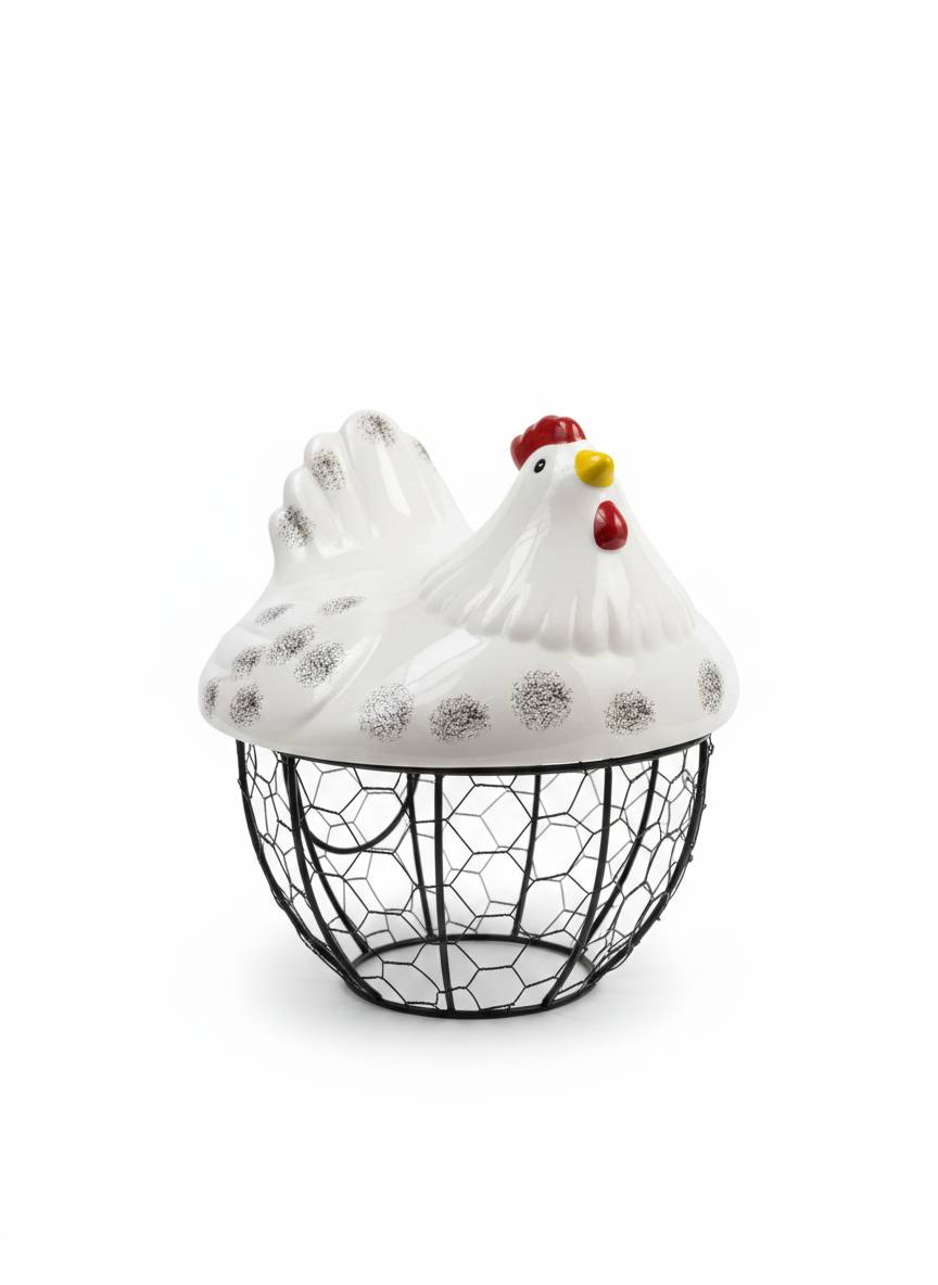 Panier à Œufs "Poule" Design