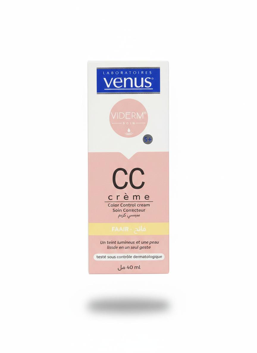 CC Crème Viderm des Laboratoires Venus 40ml