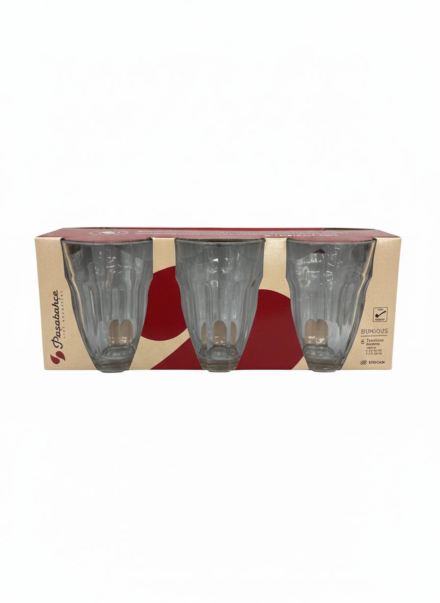 Lot de 6 Verres Paşabahçe