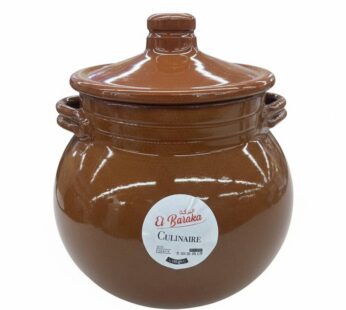 Marmite en Terre Cuite Émaillée – El Baraka