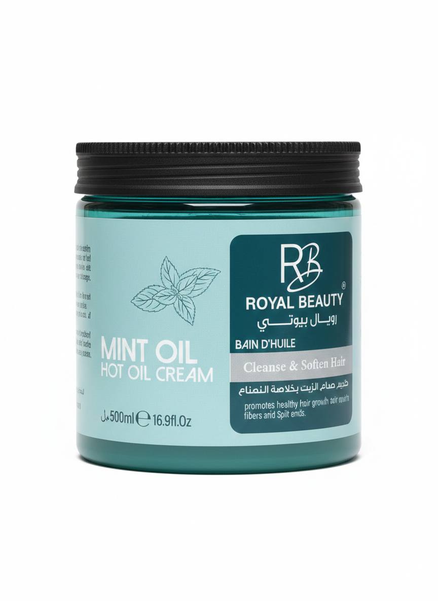 Crème Bain d’Huile à la Menthe - Royal Beauty 500 ml