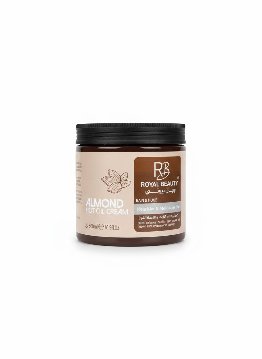 Crème Bain d’Huile à l'Amande – Royal Beauty 500ml