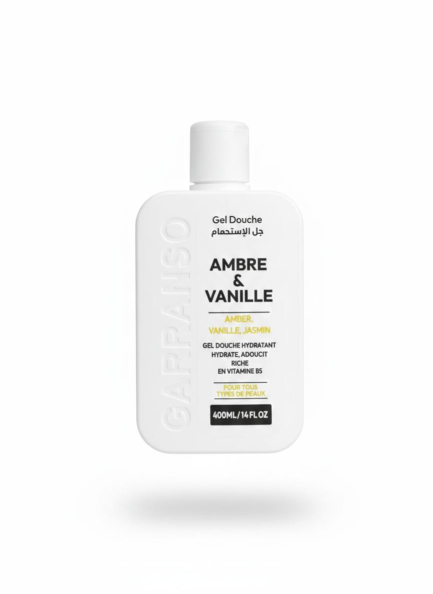 Gel Douche GAPPANSO – Ambre & Vanille 400ml