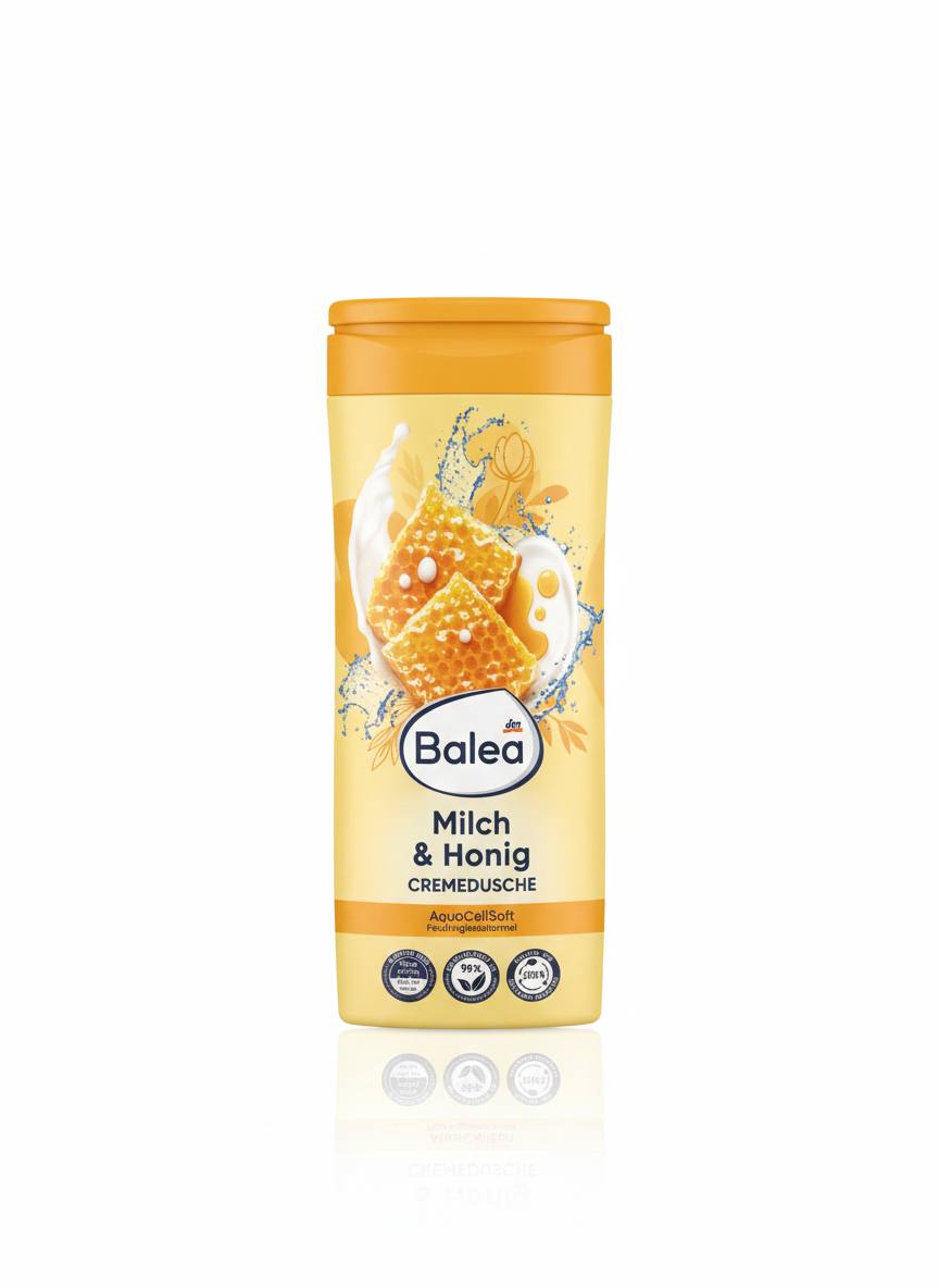 Balea - Crème de Douche Lait & Miel 300ML