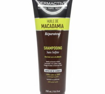 Shampooing Dermactive à l&rsquo;Huile de Macadamia (250 ml)