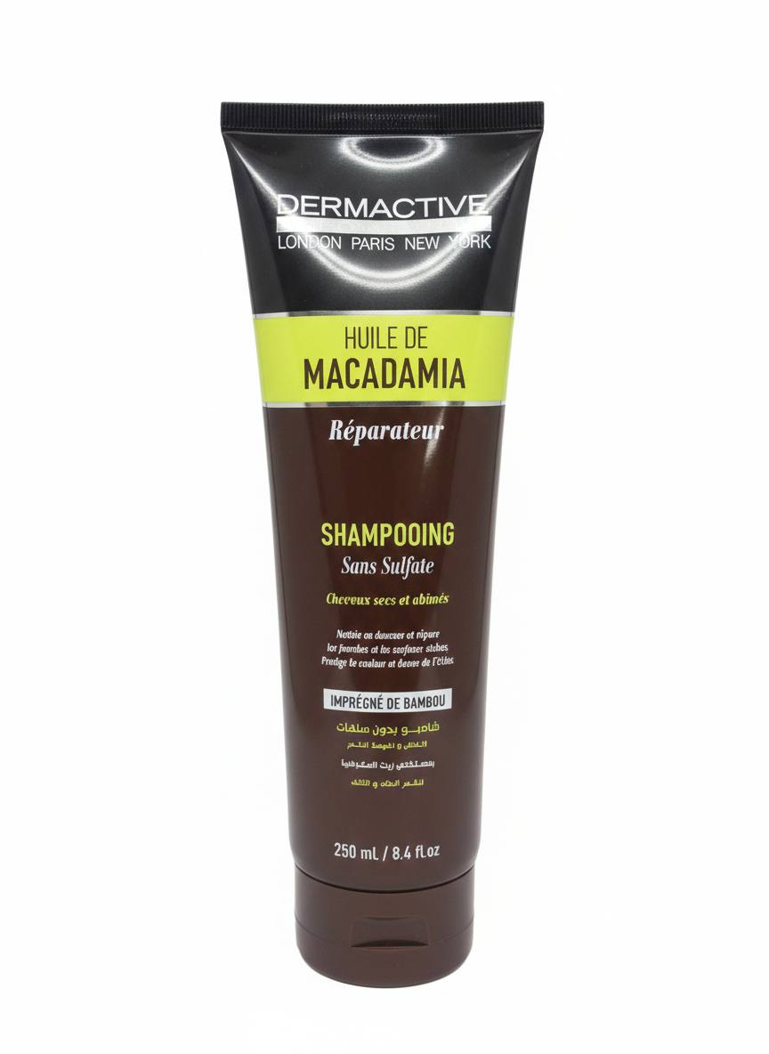 Shampooing Dermactive à l'Huile de Macadamia (250 ml)