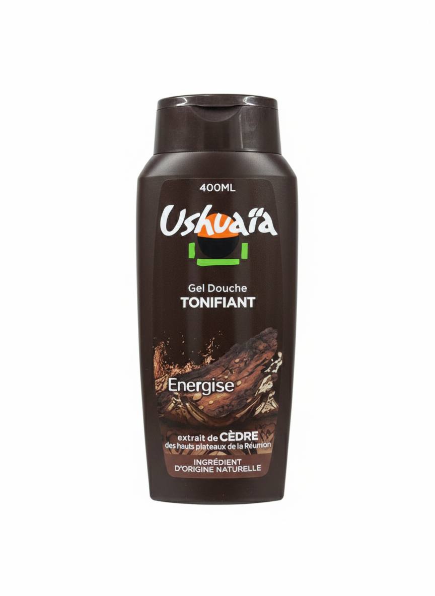 Gel Douche Ushuaïa Tonifiant au Cèdre 400ML