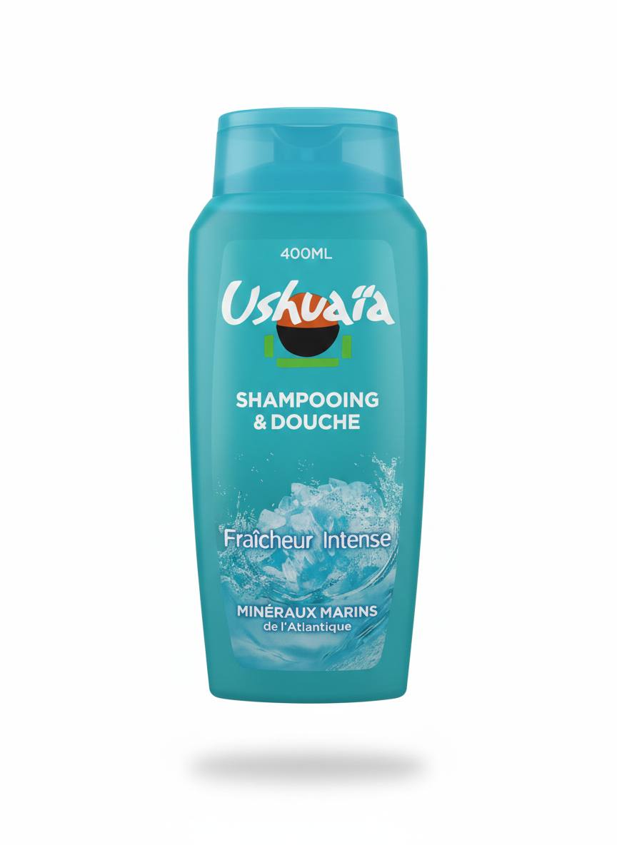 Ushuaïa : Shampooing & Douche Fraîcheur Intense 400ML