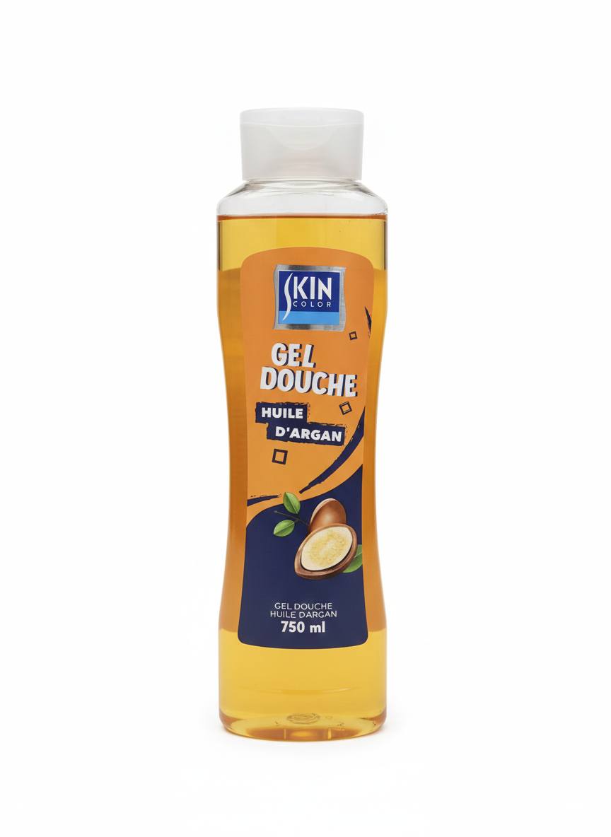 Gel Douche à l'Huile d'Argan (KIN Color) 750ML