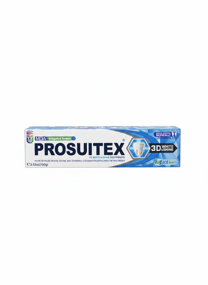 Dentifrice PROSUITEX 3D White & Shine 100g