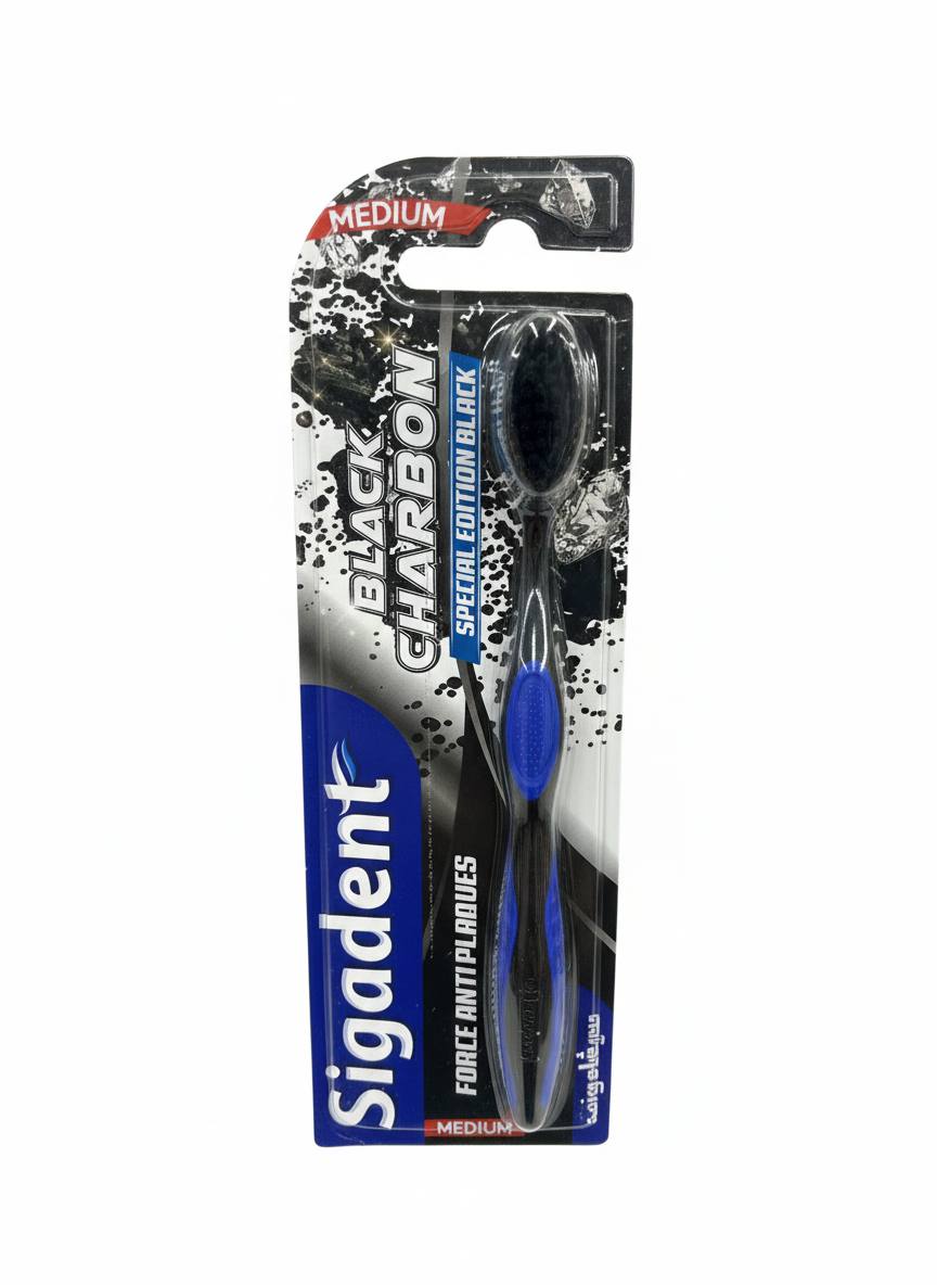 Brosse à Dents Sigadent "Black Charbon"