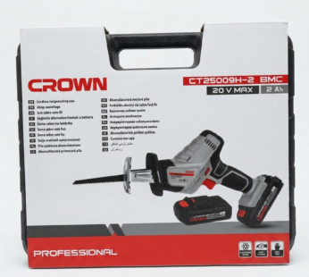 Scie Sabre sans fil CROWN 20V Max (CT25009H-2 BMC)