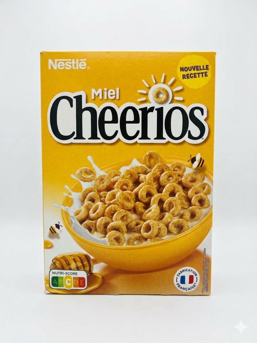 NESTLE Miel Cheerios – Le Plaisir Croustillant au Miel 375g