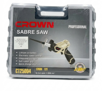 Scie Sabre sans fil Crown CT25004 (12V)