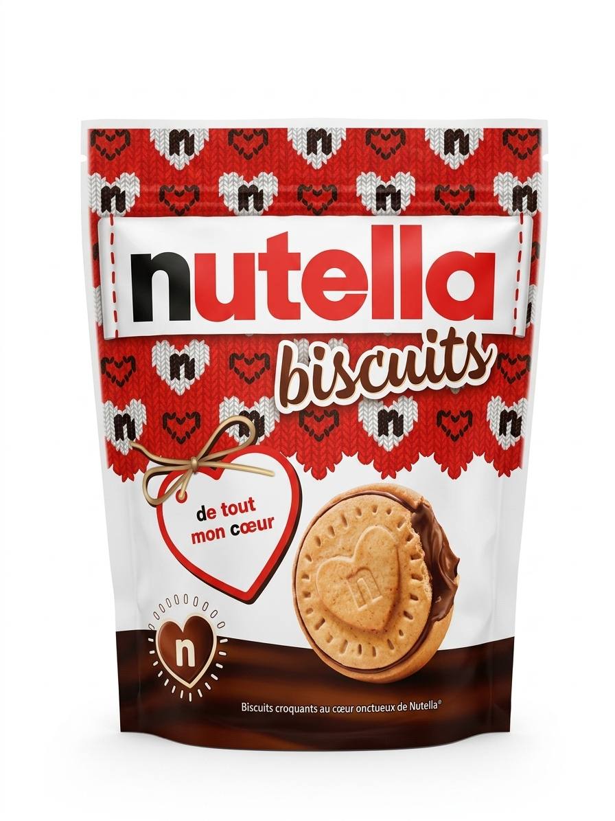 Nutella Biscuits (304g) – Le Cœur Fondant à Partager