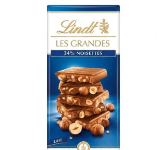 Lindt Les Grandes – Lait Noisettes (150g)