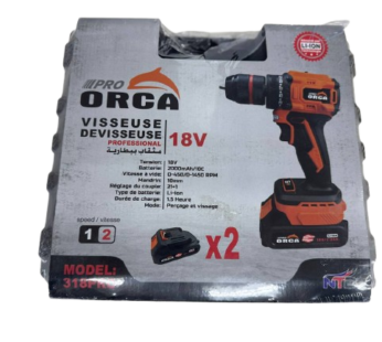 Perceuse-Visseuse Professionnelle Pro Orca 18V