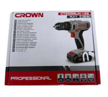 Perceuse-visseuse sans fil CROWN (Modèle CT21055LM-1.5S)