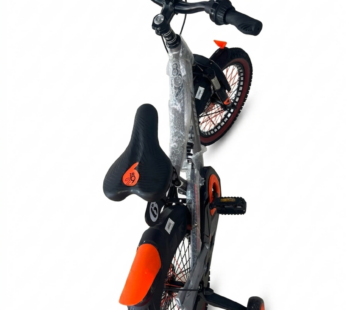 PHILIPS Vélo Enfant Sportif avec Petites Roues – Noir & Orange