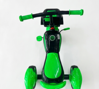 Tricycle Évolutif pour Enfant – Vert et Noir