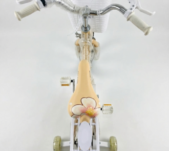 Vélo pour enfant avec petites roues – Beige et Blanc