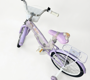 Vélo Enfant Violet avec Panier